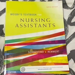 Mosby’s Nursing assistants textbook